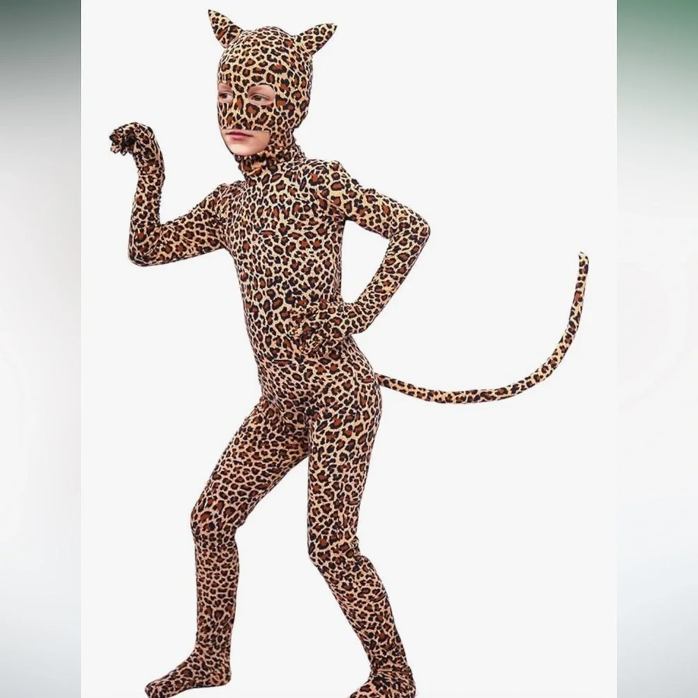 Leopard Print Kids Costume